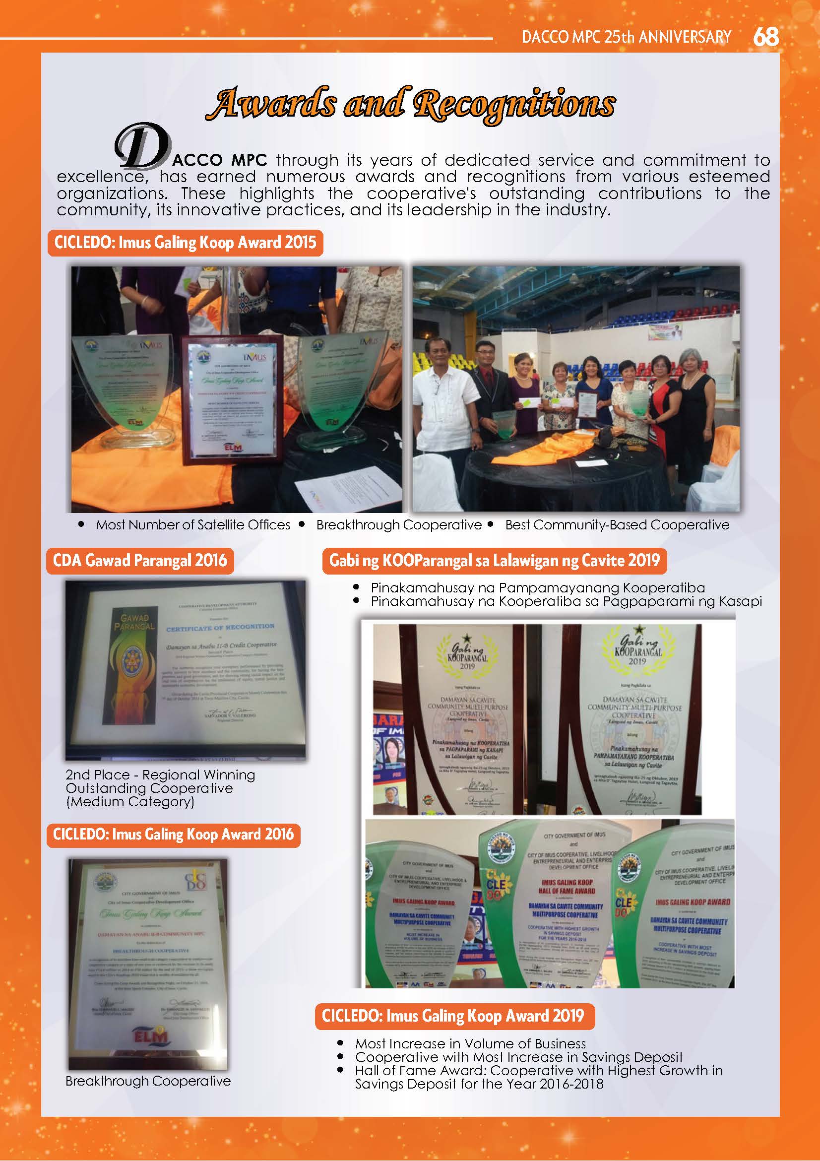 Awards & Recognition