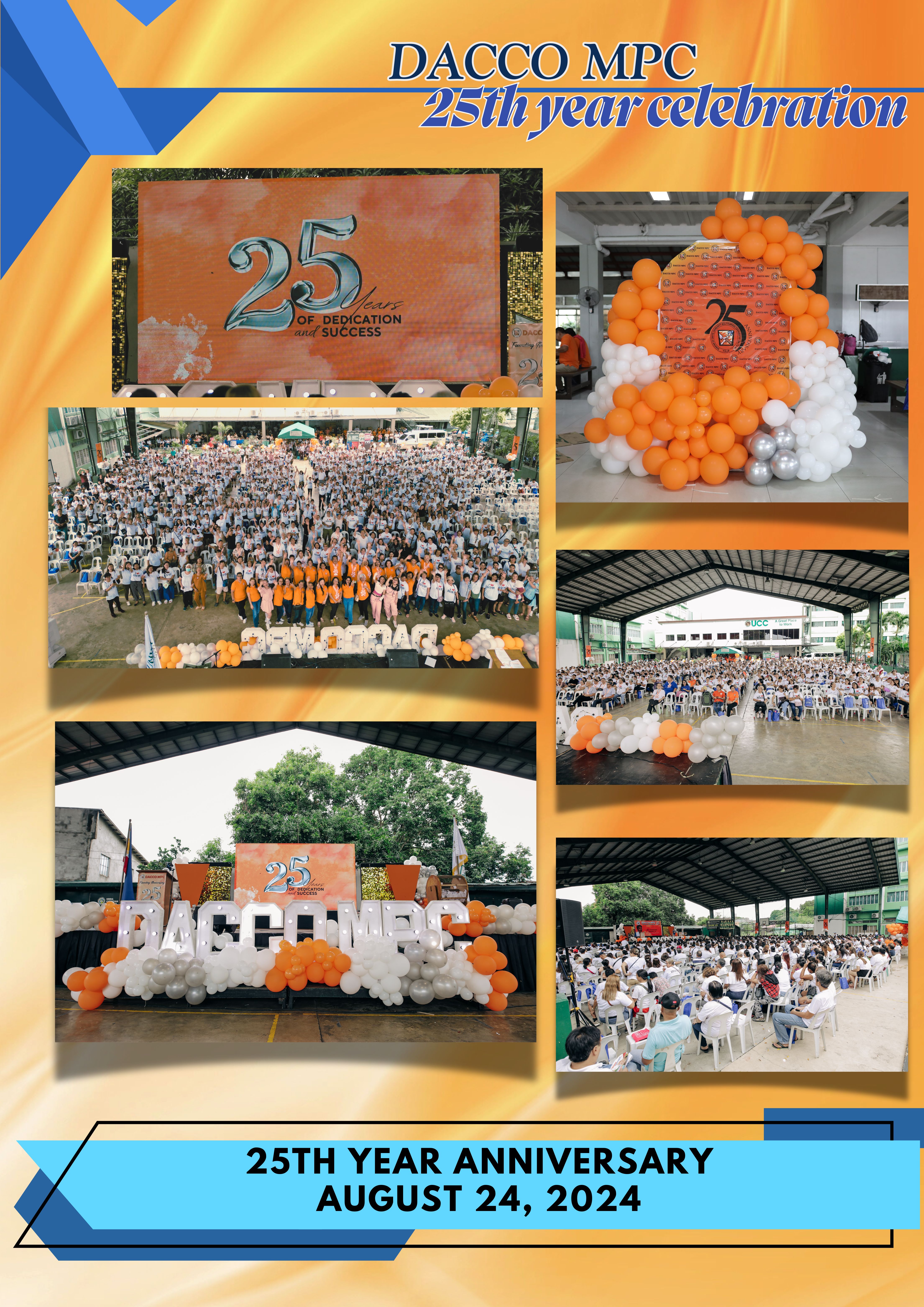 25th Year Anniversary (August 24)