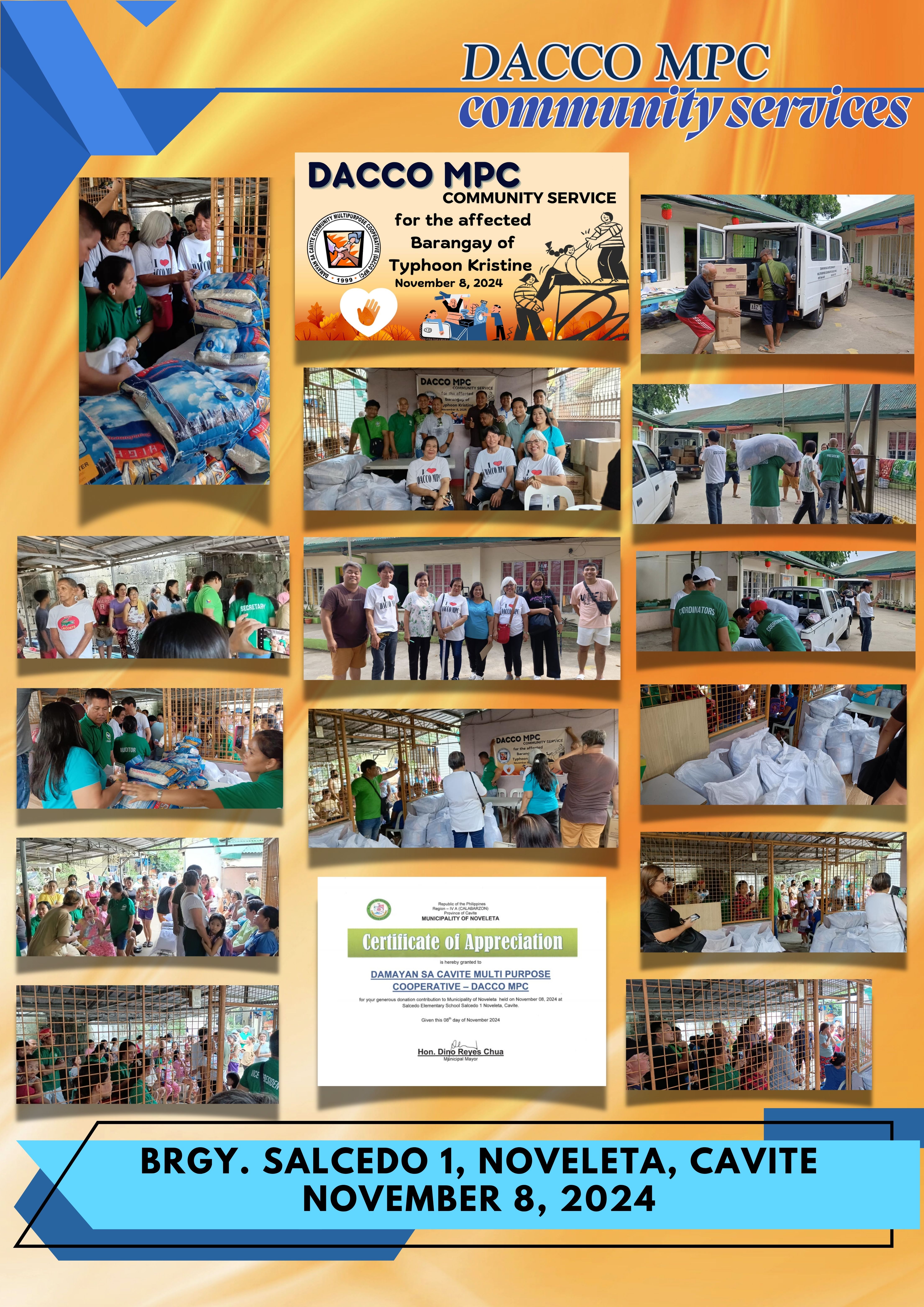 Brngy. Salcedo1, Noveleta, Cavite - November 8