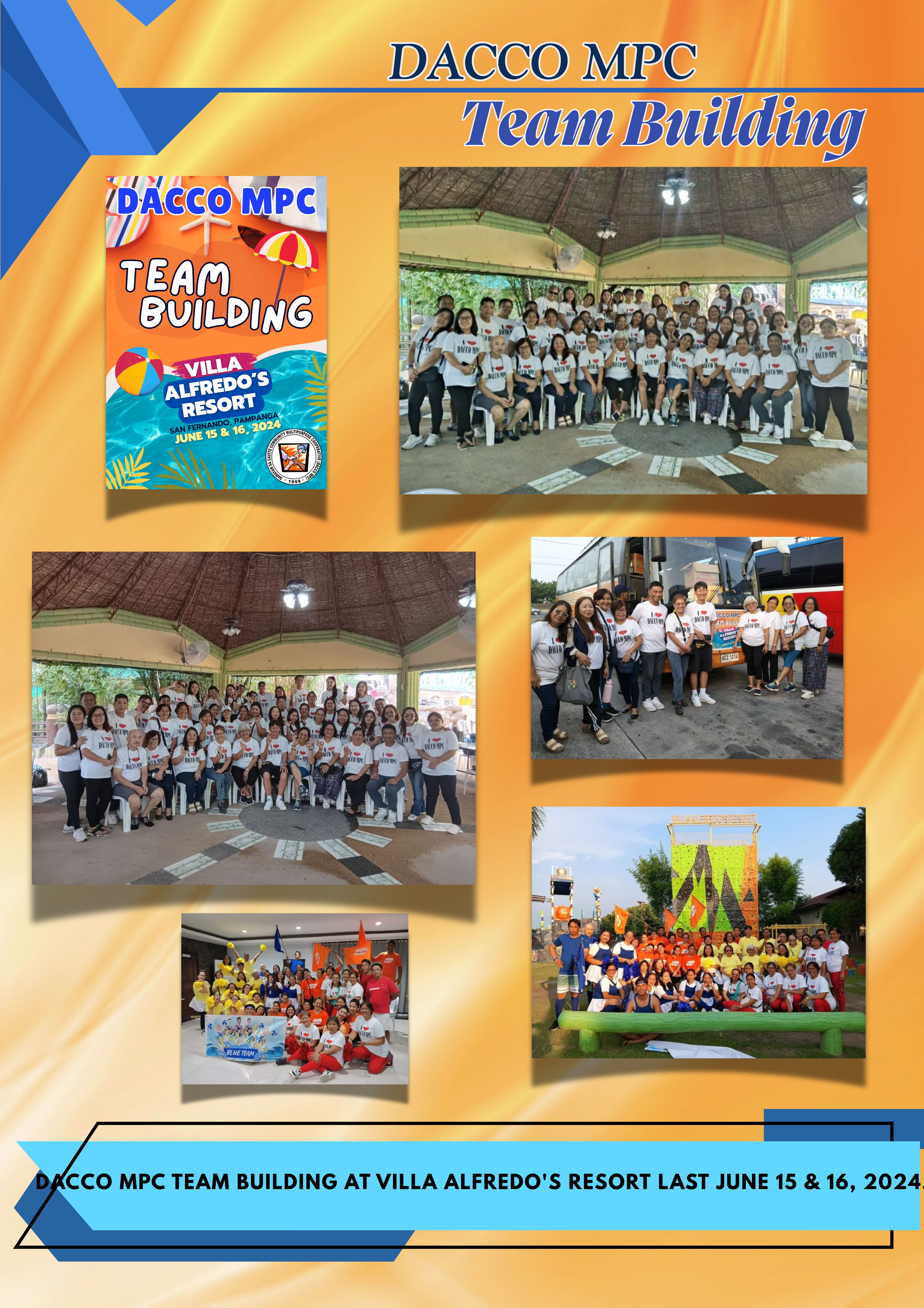 DACCO MPC Team Building at VIlla Alfredo's resort - June 15 & 16